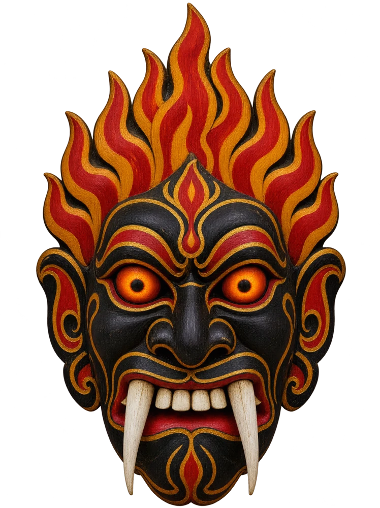Gini Jala fire mask