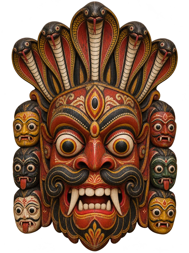 Maha Kola Sanniya mask